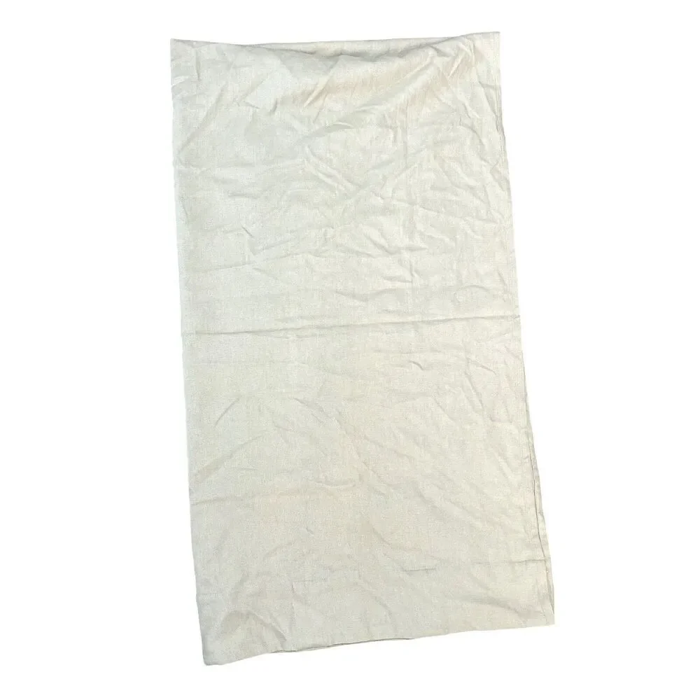 West Elm Natural Beige Curtain Panel 48
